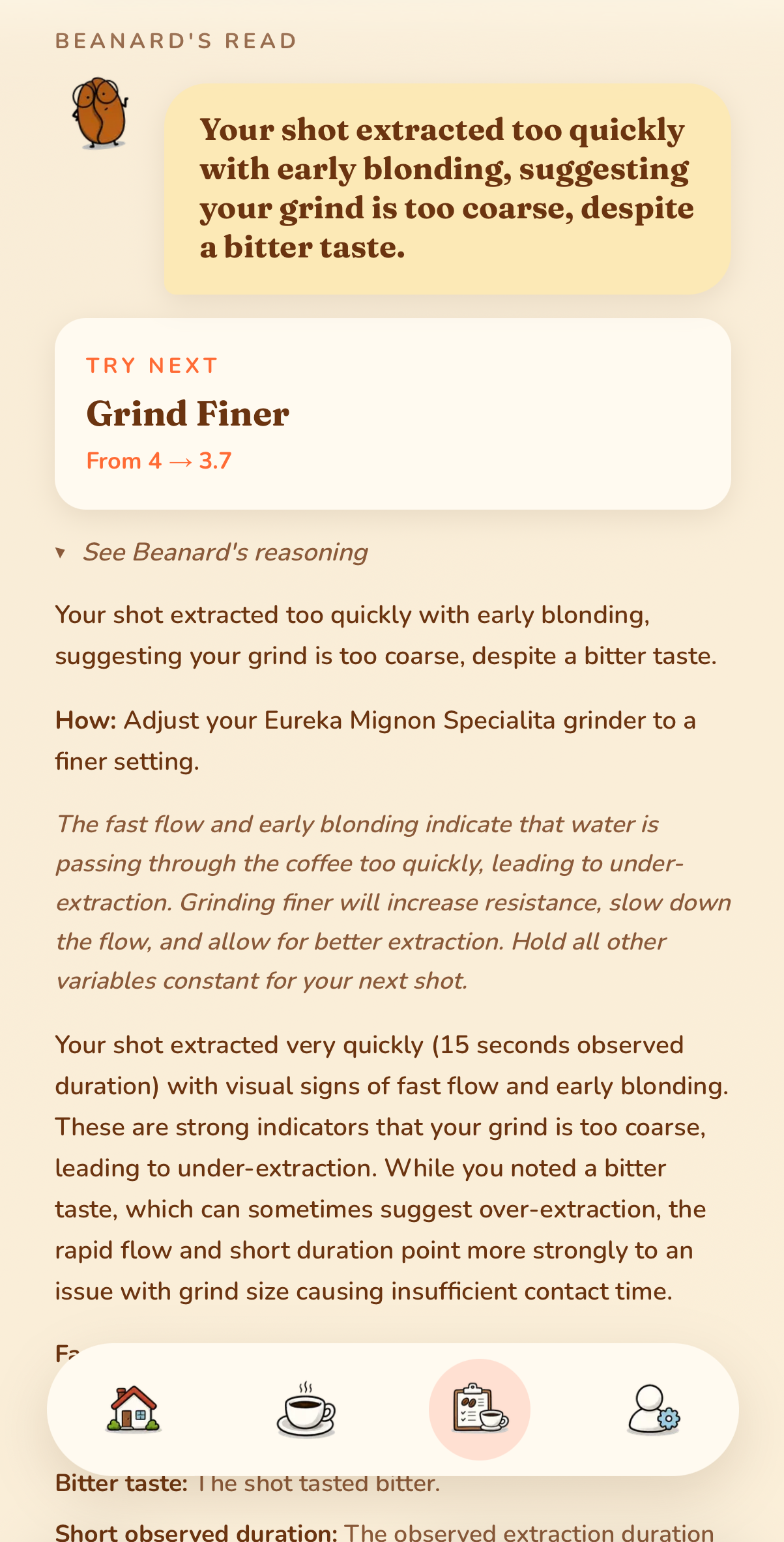 Learn From Beanard screen